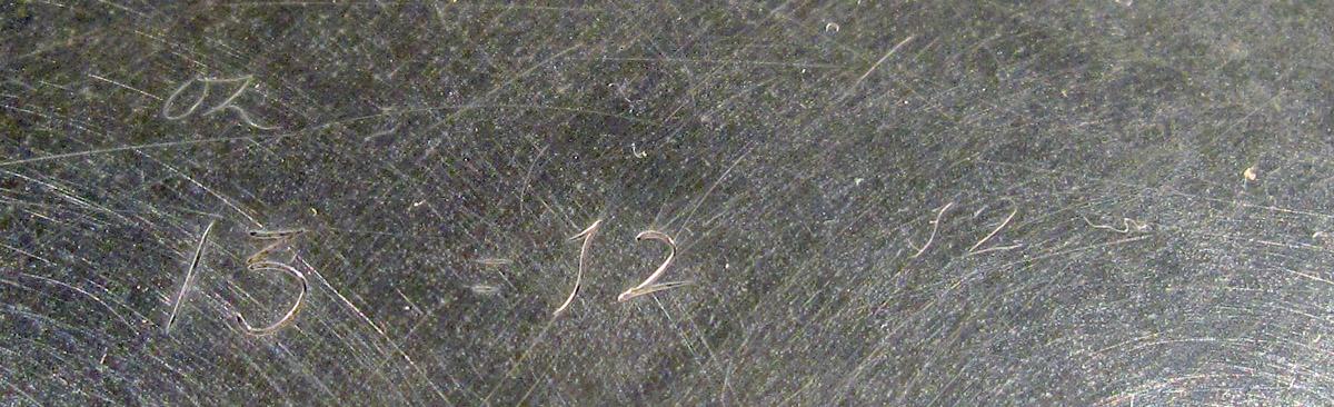1951.0063 Silver Salver inscription 1