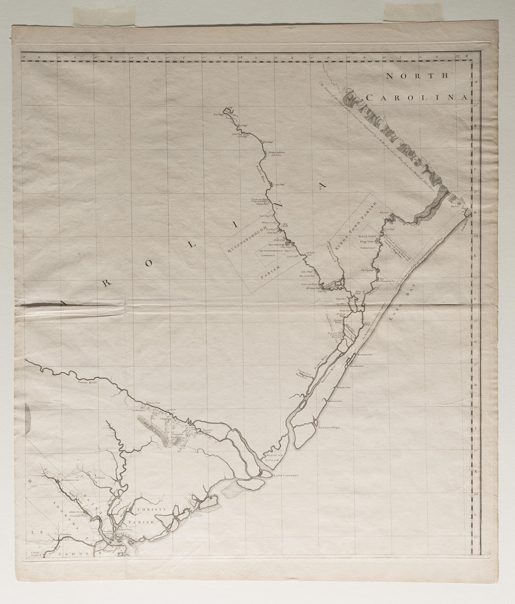 1974.0076 B Map, view 2, raking light