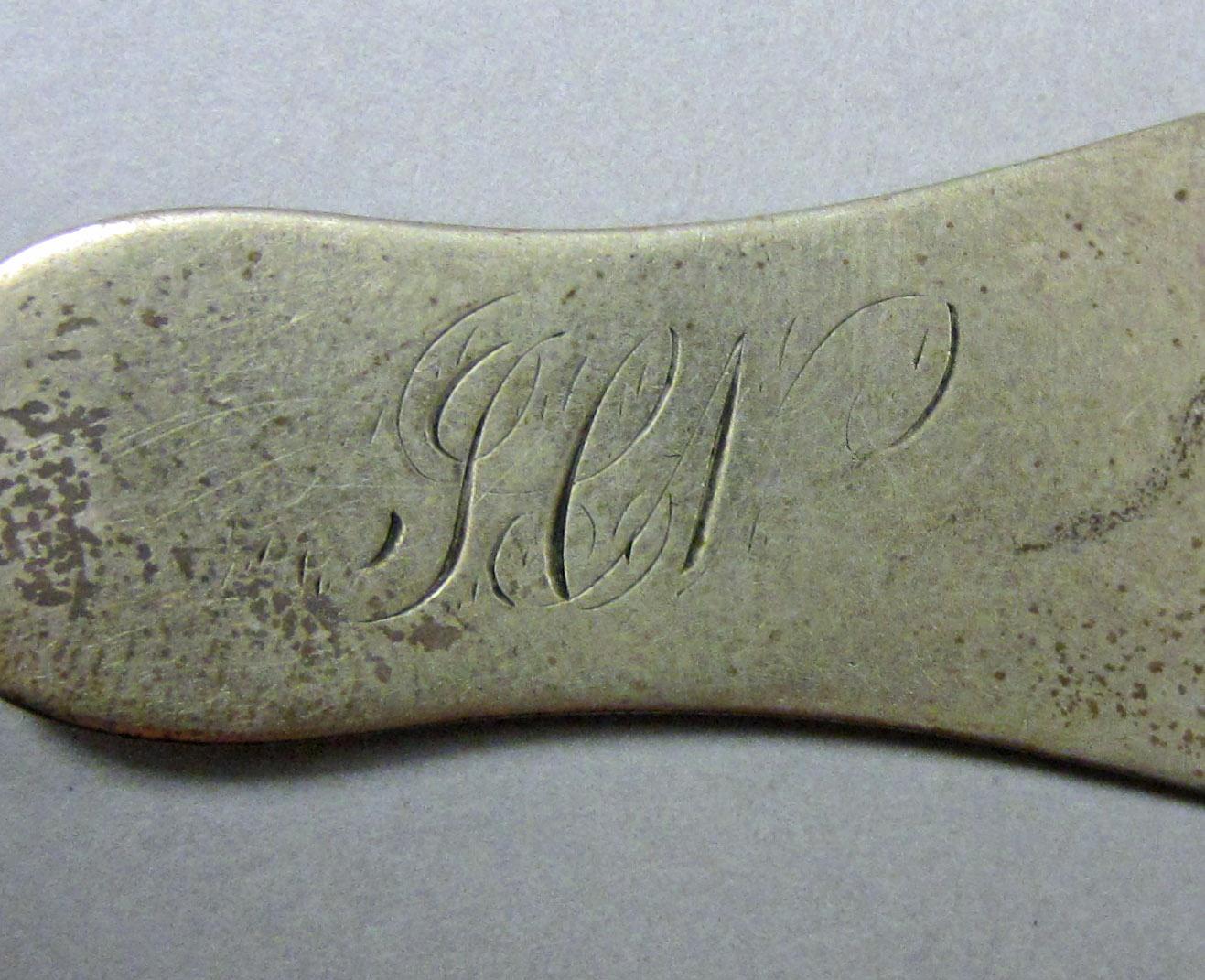 1974.0098 Spoon, engraving