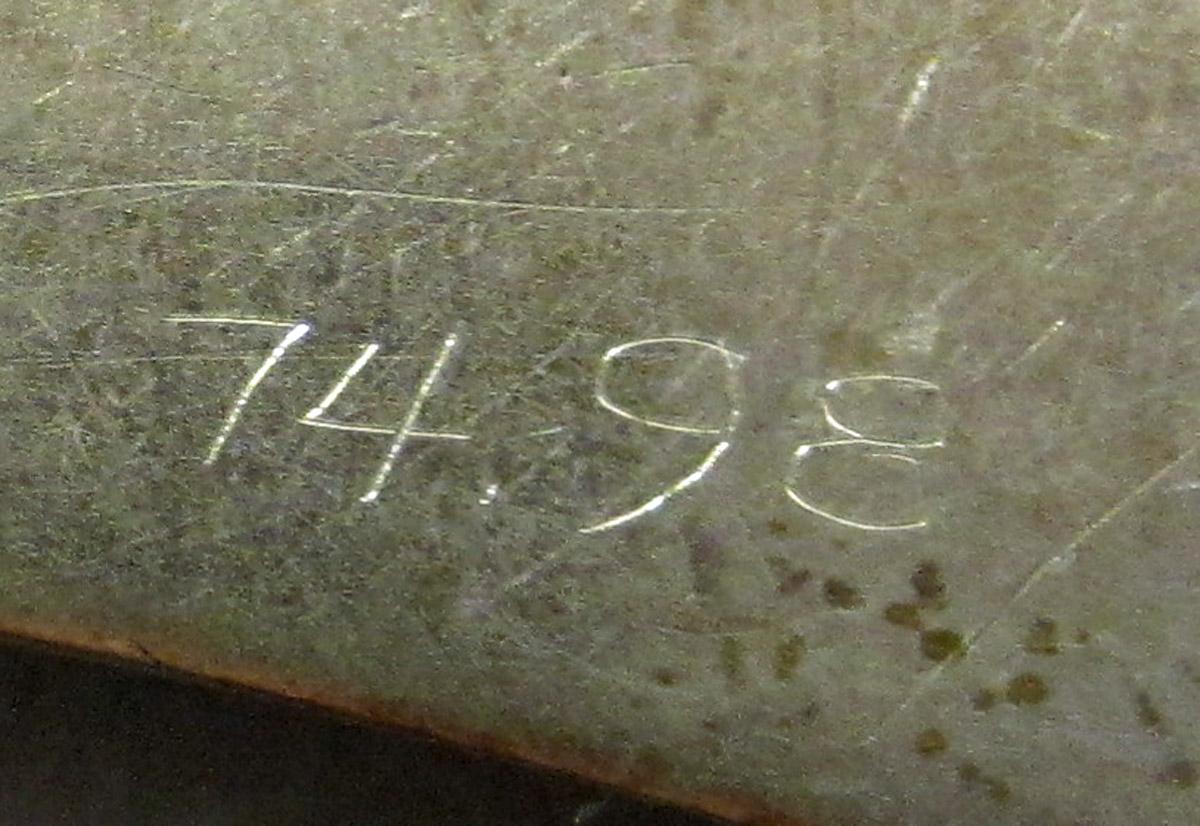 1974.0098 Spoon, inscription