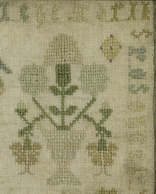 1974.0109 A Sampler, Detail 9