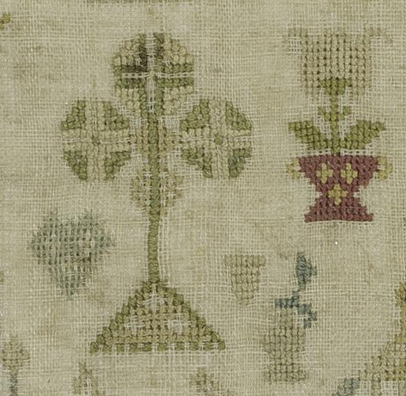 1974.0109 A Sampler, Detail 10