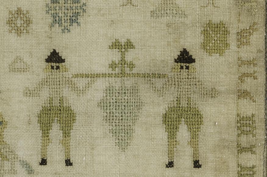 1974.0109 A Sampler, Detail 11