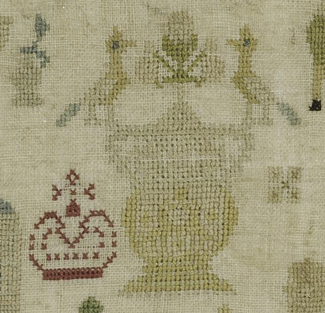 1974.0109 A Sampler, Detail 13