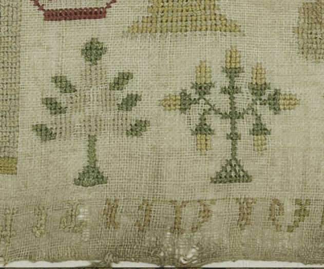 1974.0109 A Sampler, Detail 14