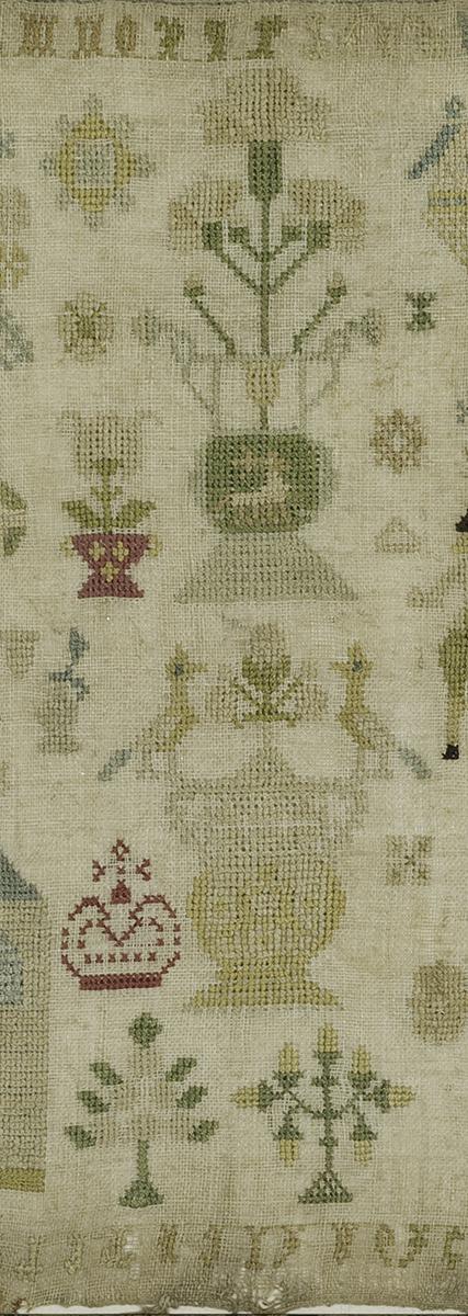 1974.0109 A Sampler, Detail 2