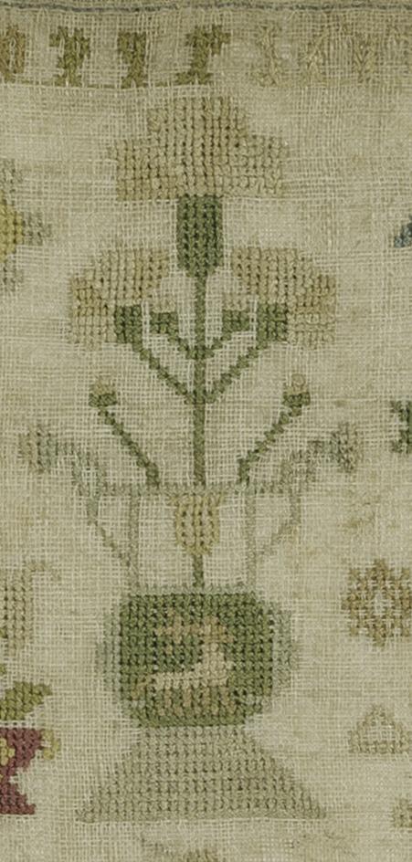 1974.0109 A Sampler, Detail 7
