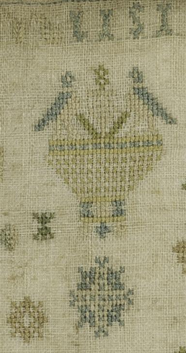 1974.0109 A Sampler, Detail 8