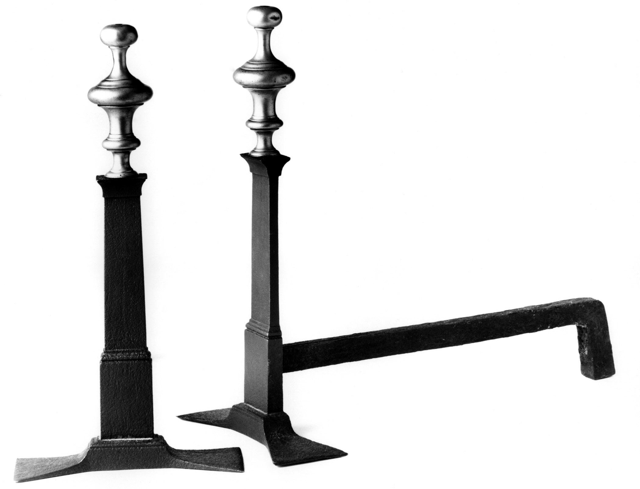 1974.0121.001, 1974.0121.002 Andirons