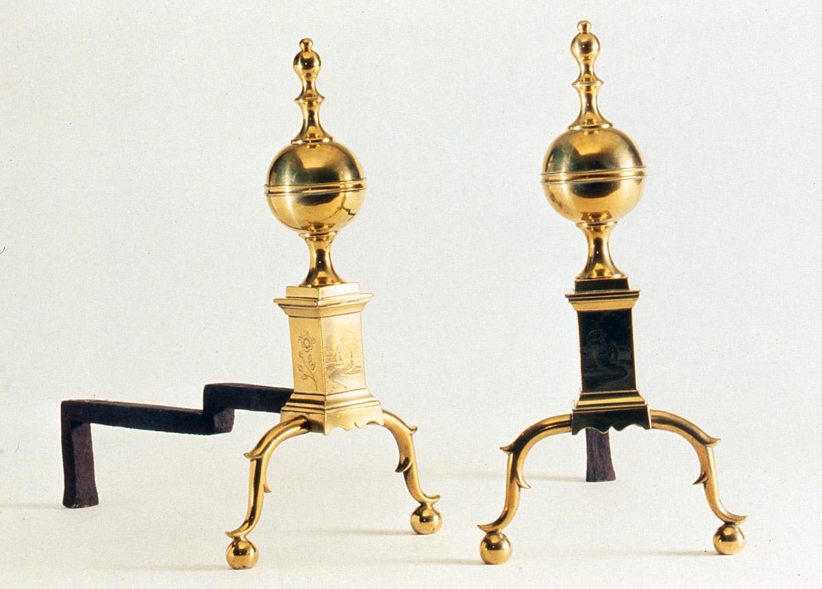 1974.0122.001-.002 Andirons