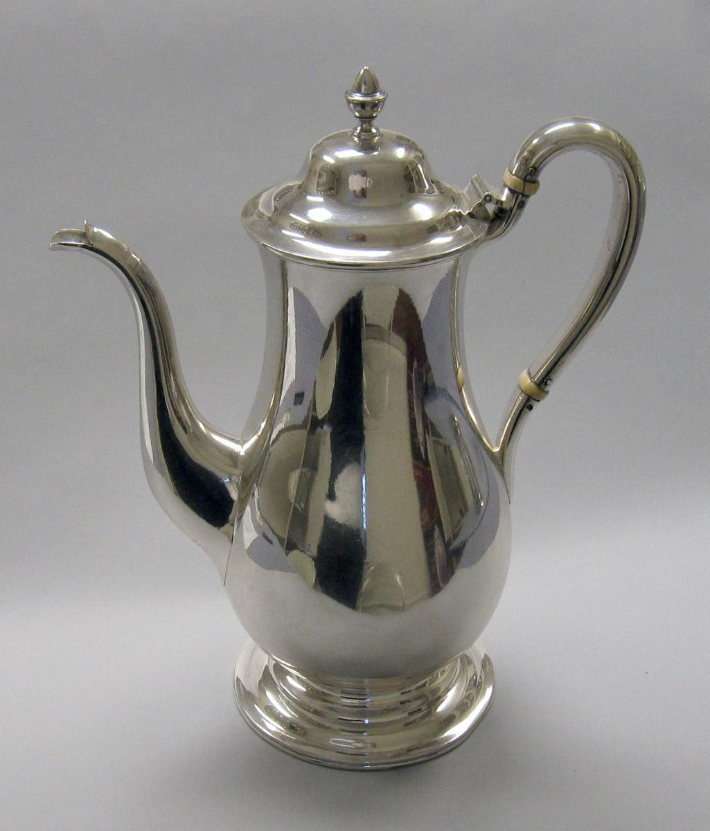 1974.0132 Silver Coffee Pot side 1