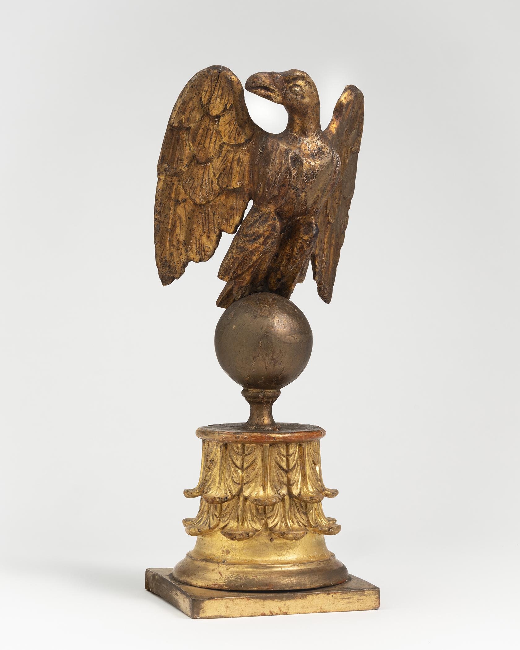 1957.1034.001 Figure, Bird (eagle), AT, view 2