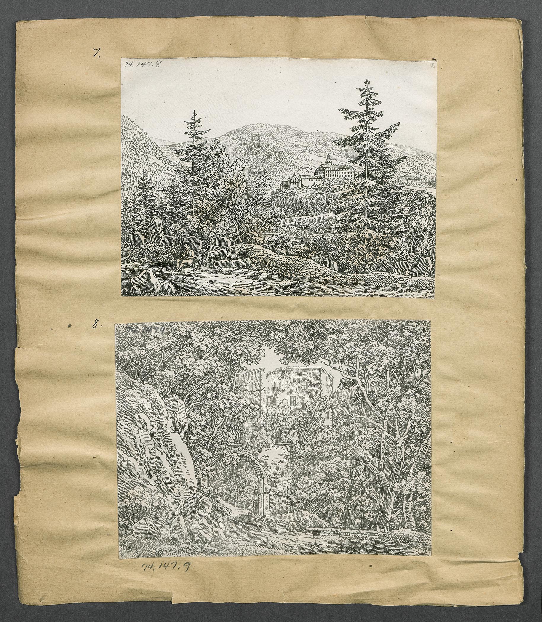 1974.0147.008 and 1974.0147.009 Prints, view 1