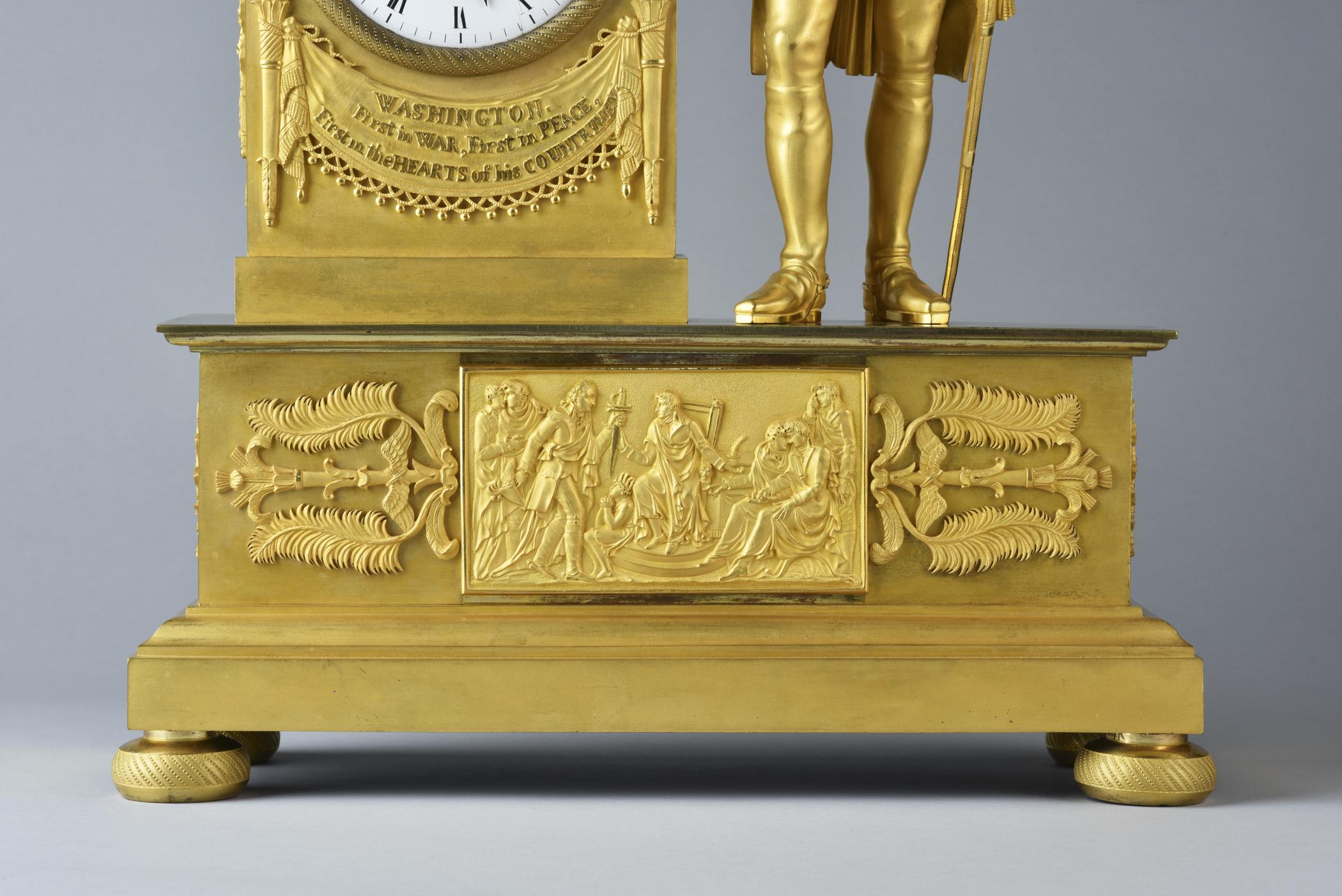 1957.1035 Clock, detail 2