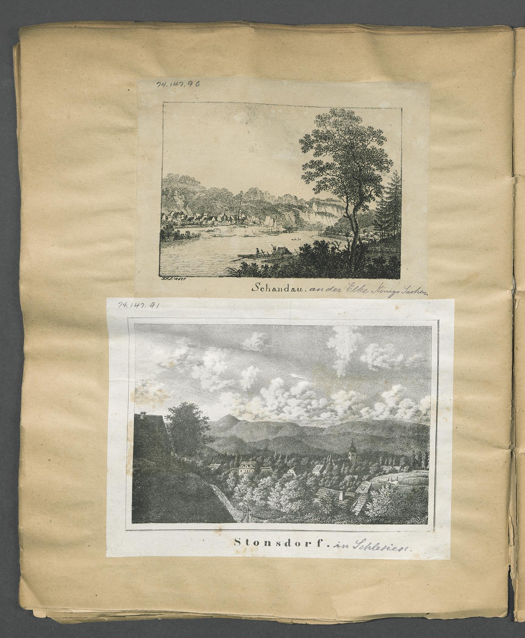 1974.0147.090 and 1974.0147.091 Prints, view 1