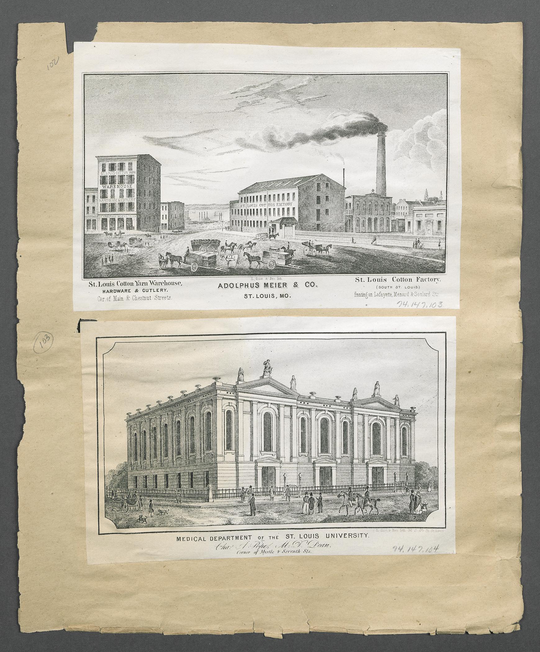 1974.0147.103 and 1974.0147.104 Prints, view 1
