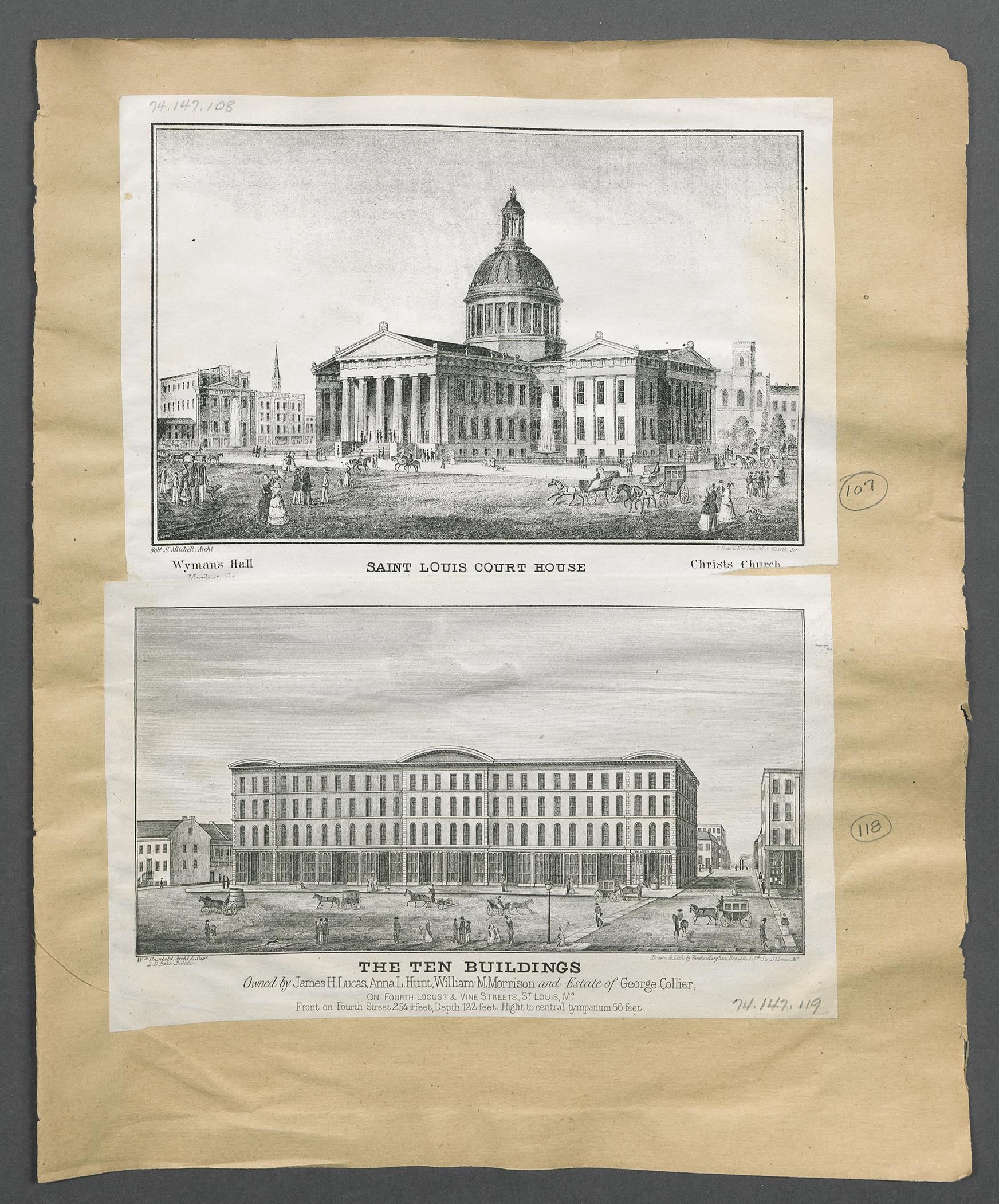 1974.0147.108 and 1974.0147.119 Prints, view 1