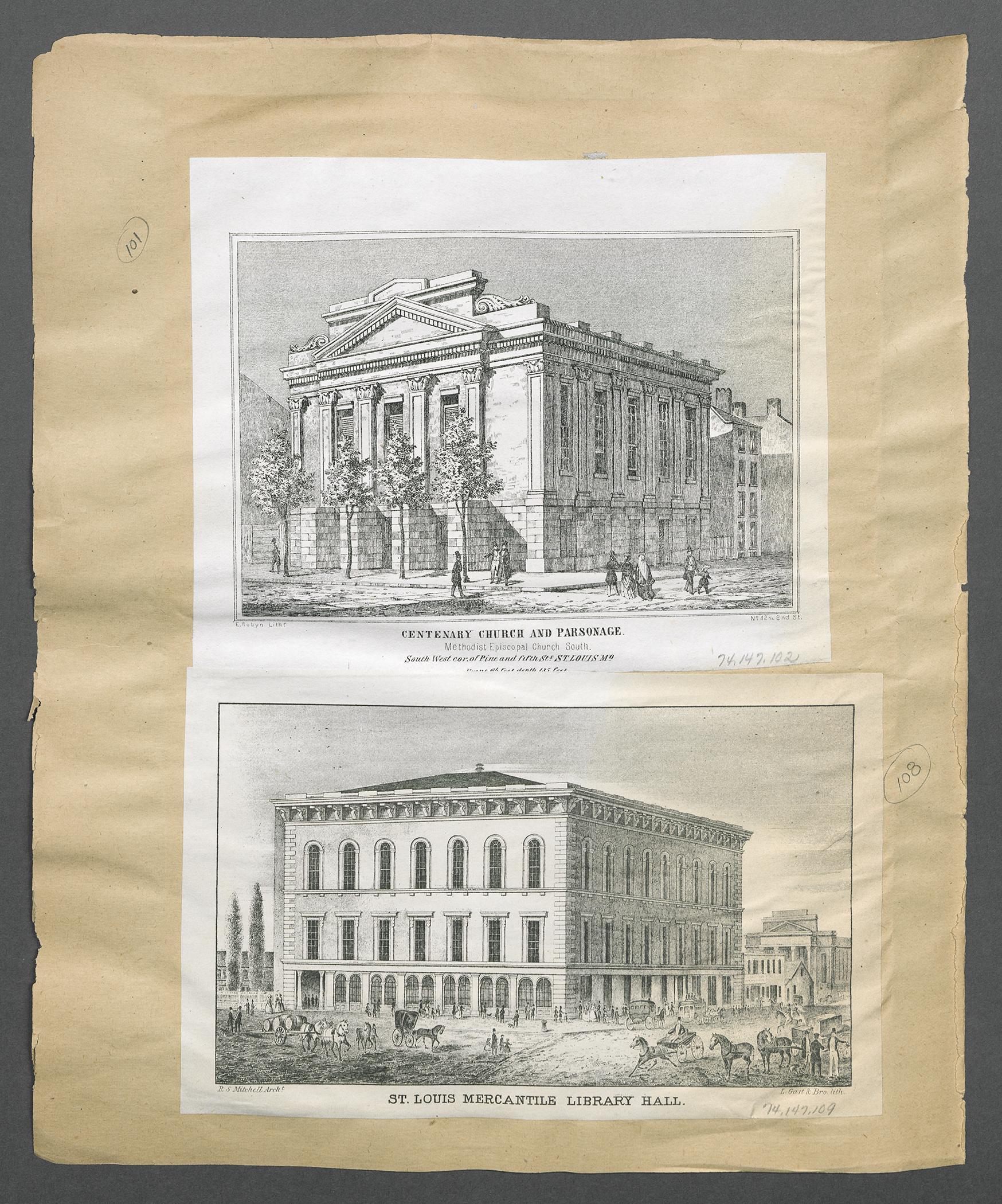 1974.0147.102 and 1974.0147.109 Prints, view 1