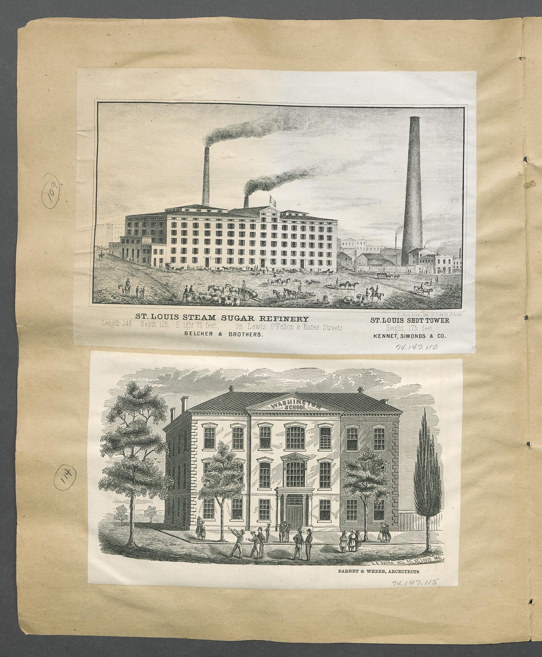 1974.0147.110 and 1974.0147.115 Prints, view 1