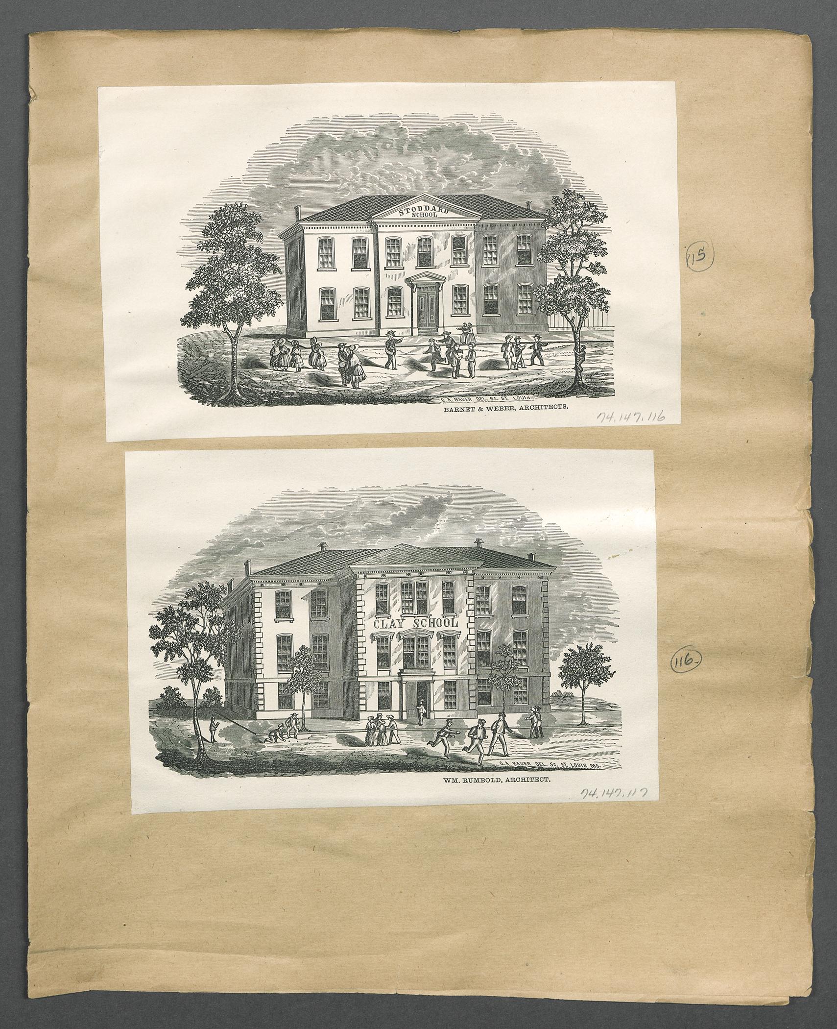 1974.0147.116 and 1974.0147.117 Prints, view 1