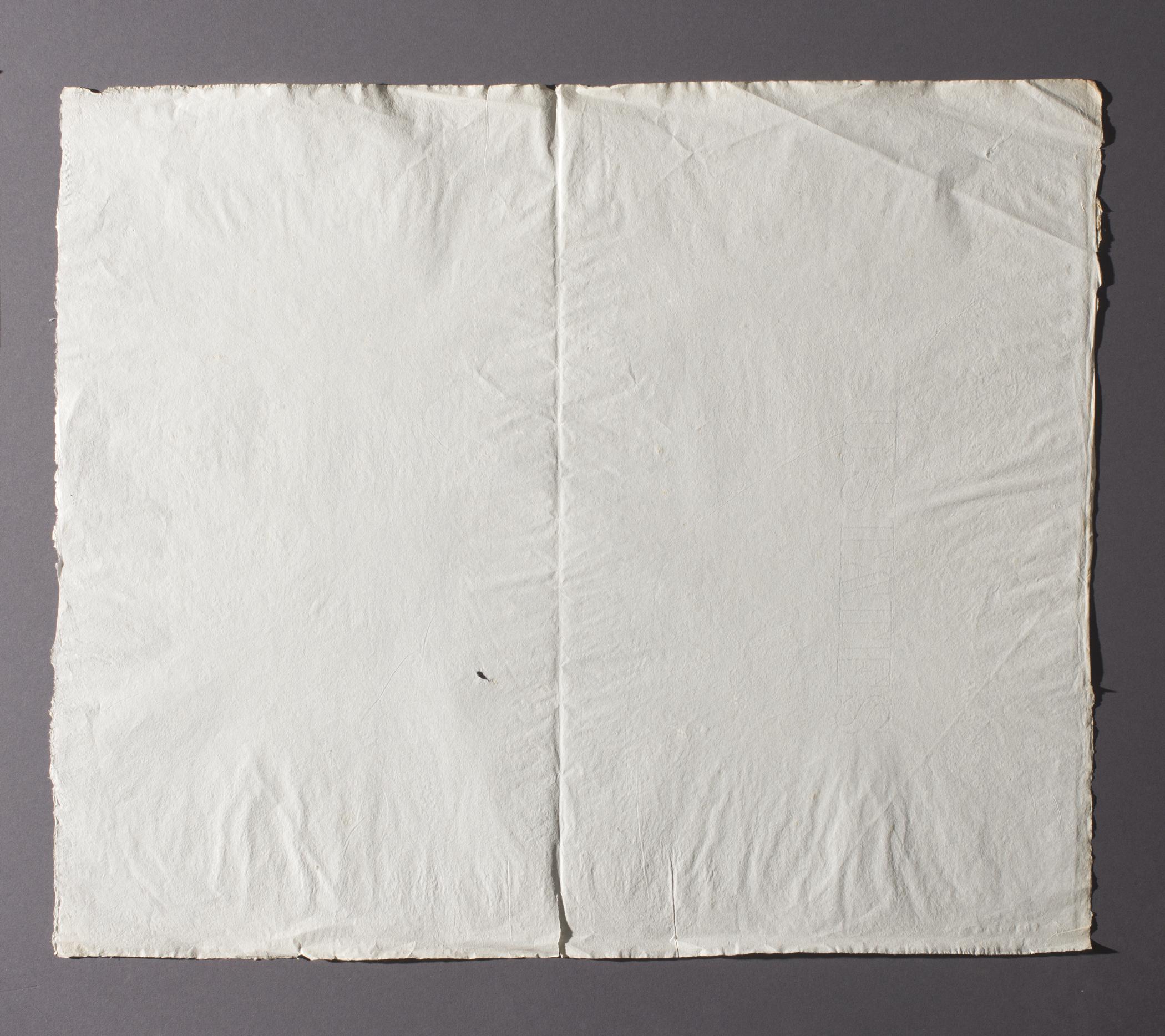1974.0168.009 Sample paper, view 2, raking light