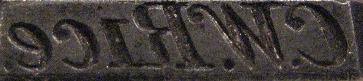 1974.0173 Name stamp (mark)
