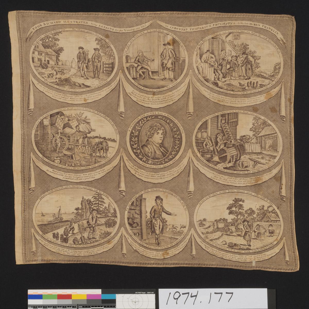 1974.0177 Handkerchief, view 1