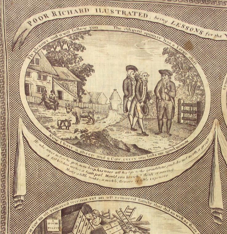 1974.0177 textile, printed detail 4