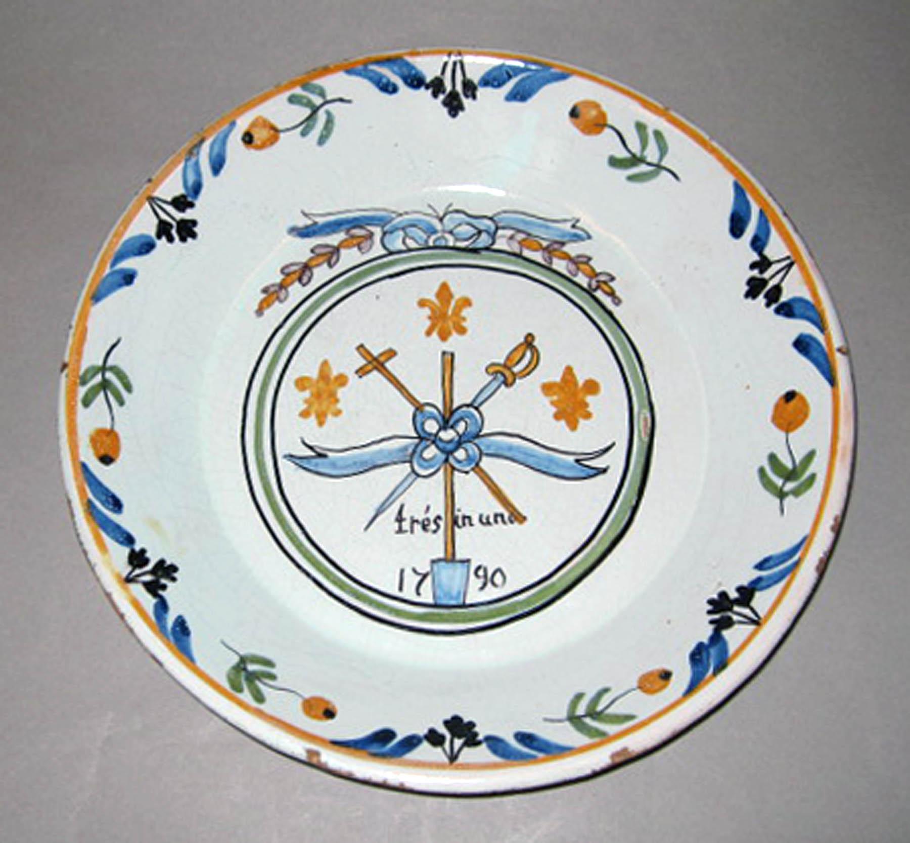 1974.0237 Faience plate