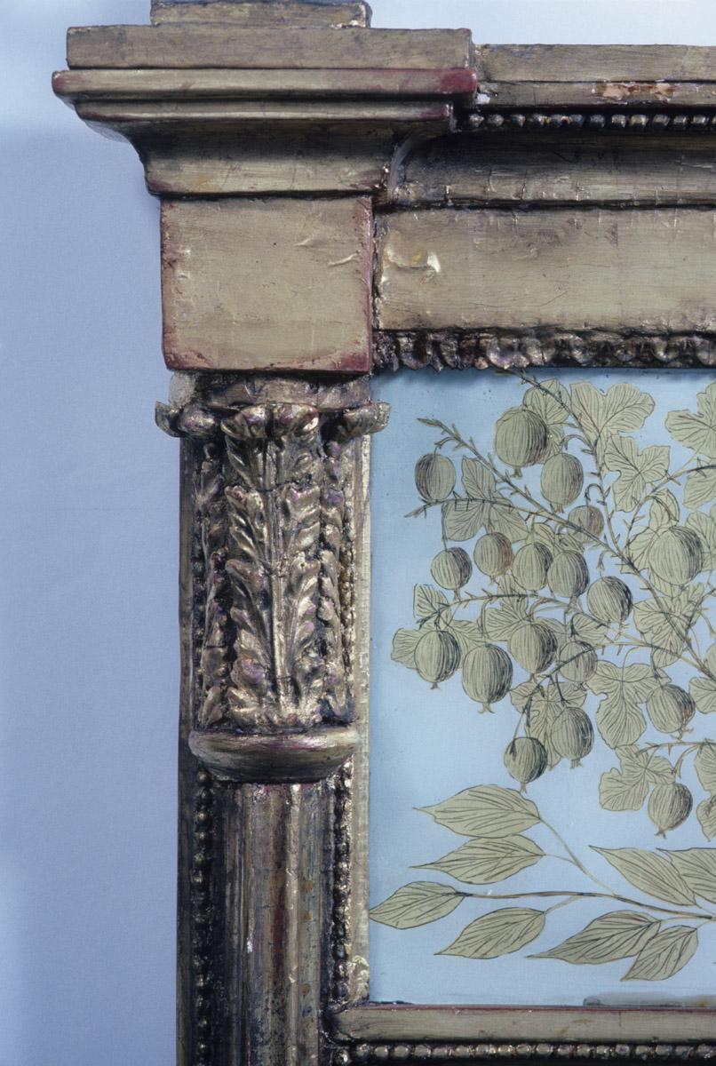 1957.1063 Looking glass or mirror, detail 1