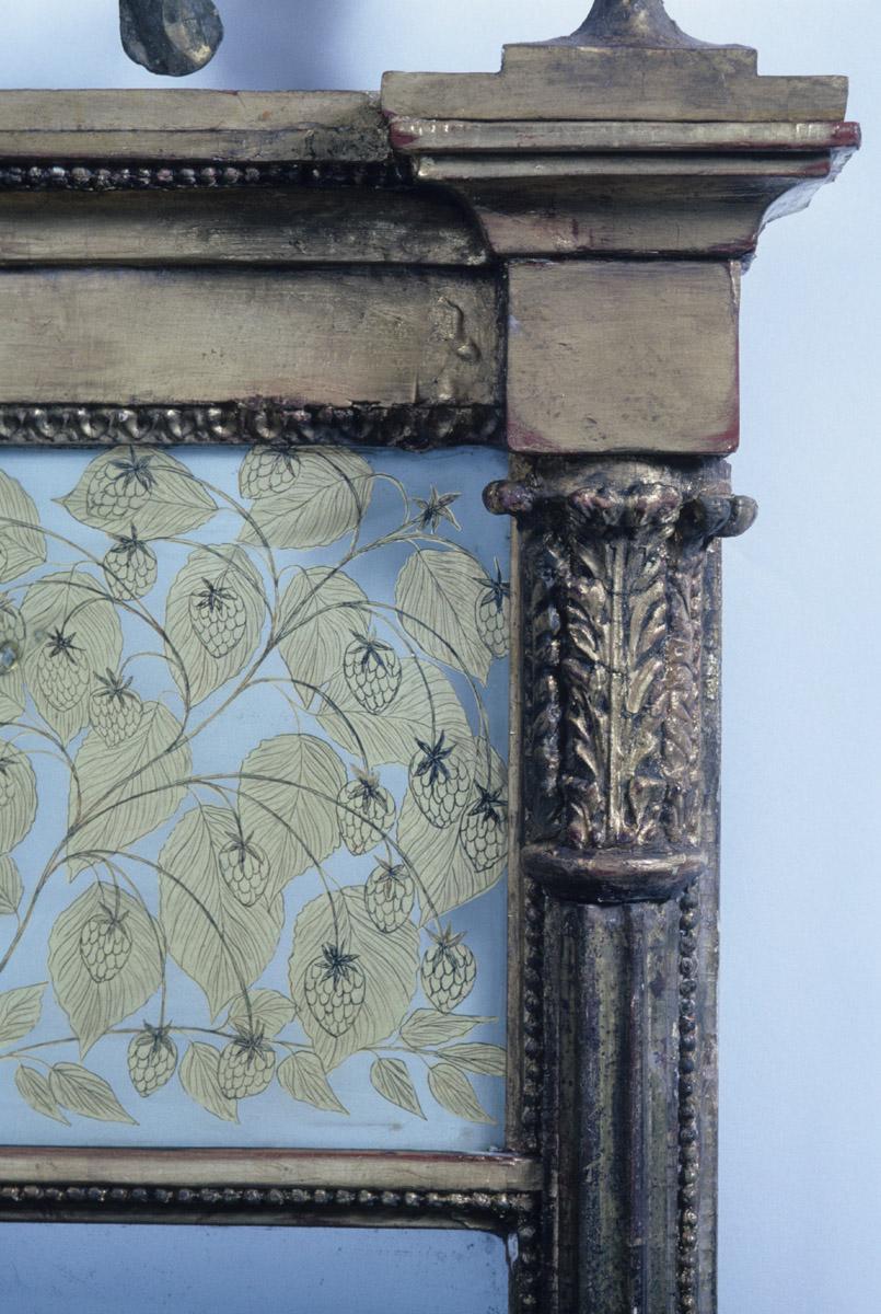 1957.1063 Looking glass or mirror, detail 2