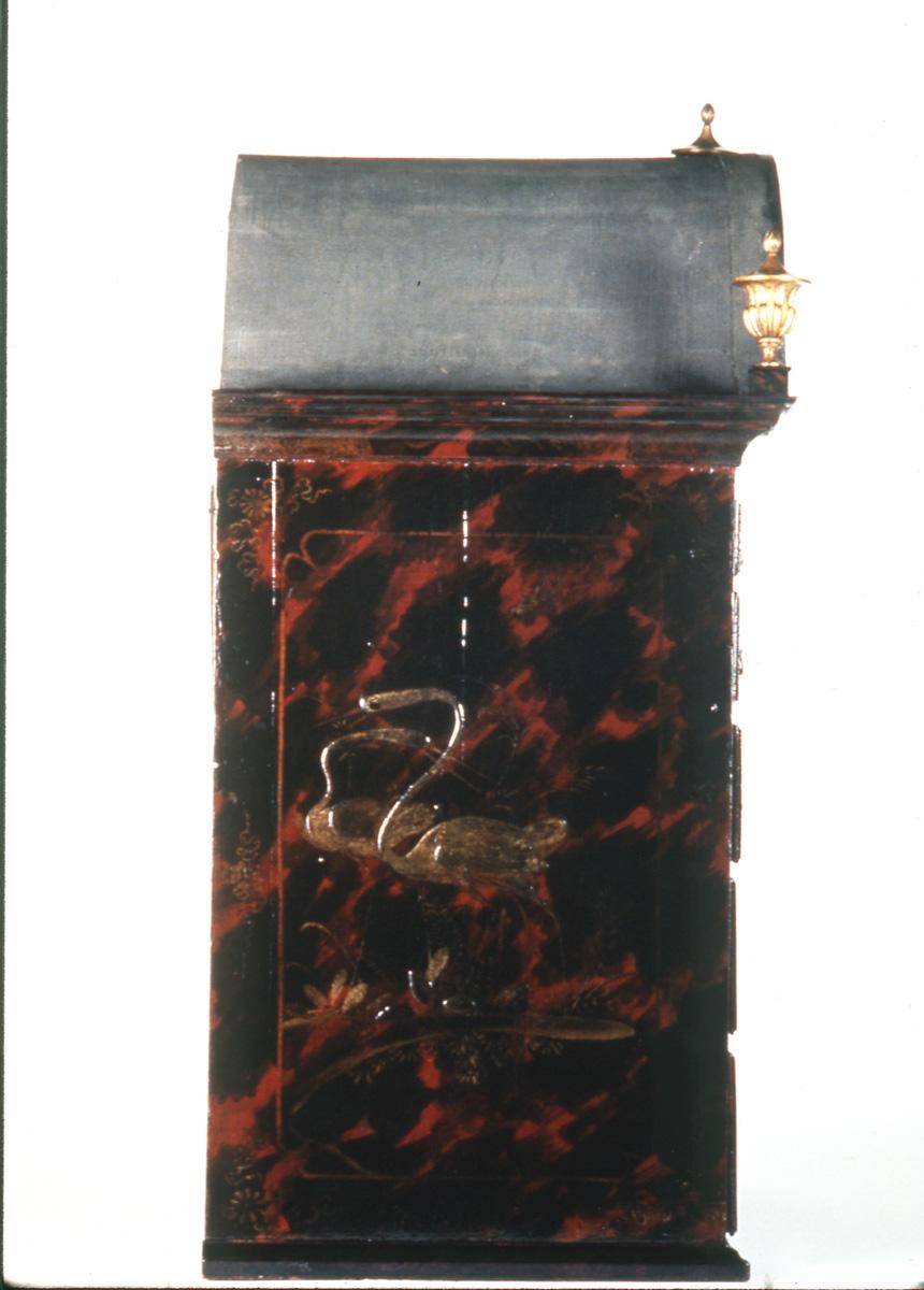 1957.1084 Chest of drawers, High chest (left side, detail 2)