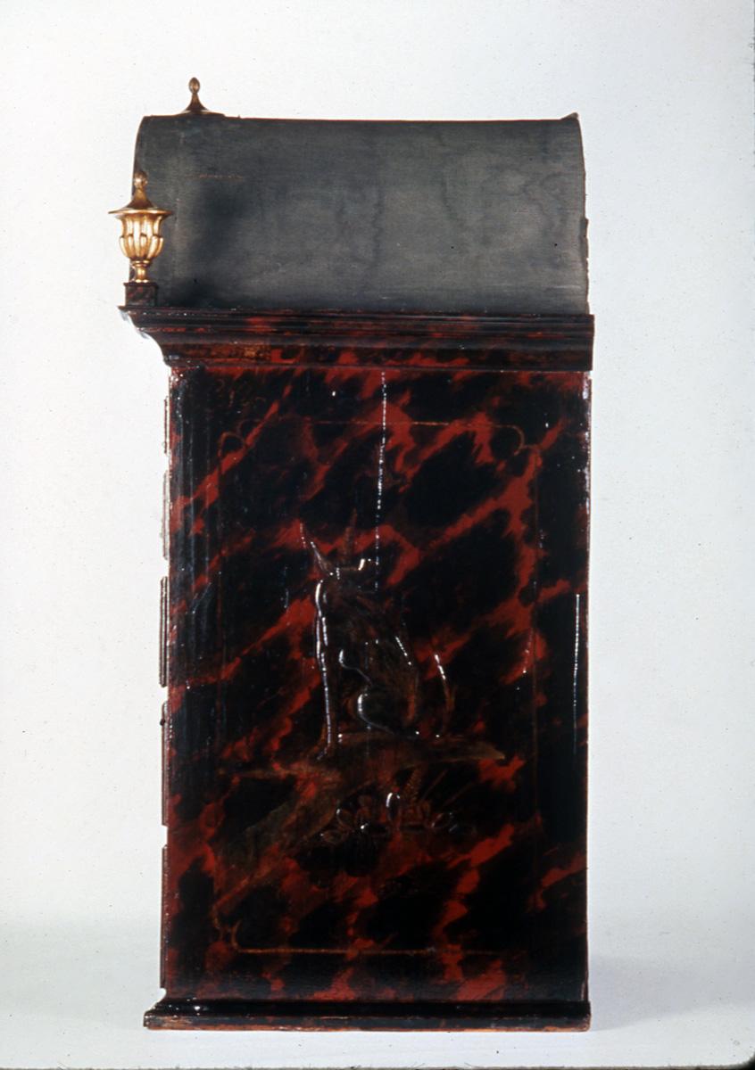 1957.1084 Chest of drawers, High chest (right side, detail)