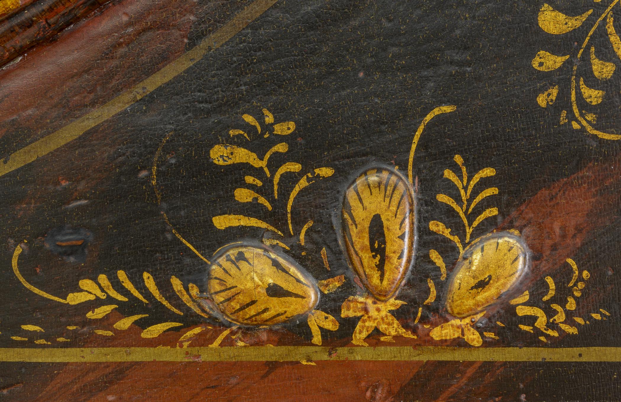 1957.1084 Chest of drawers, detail 1