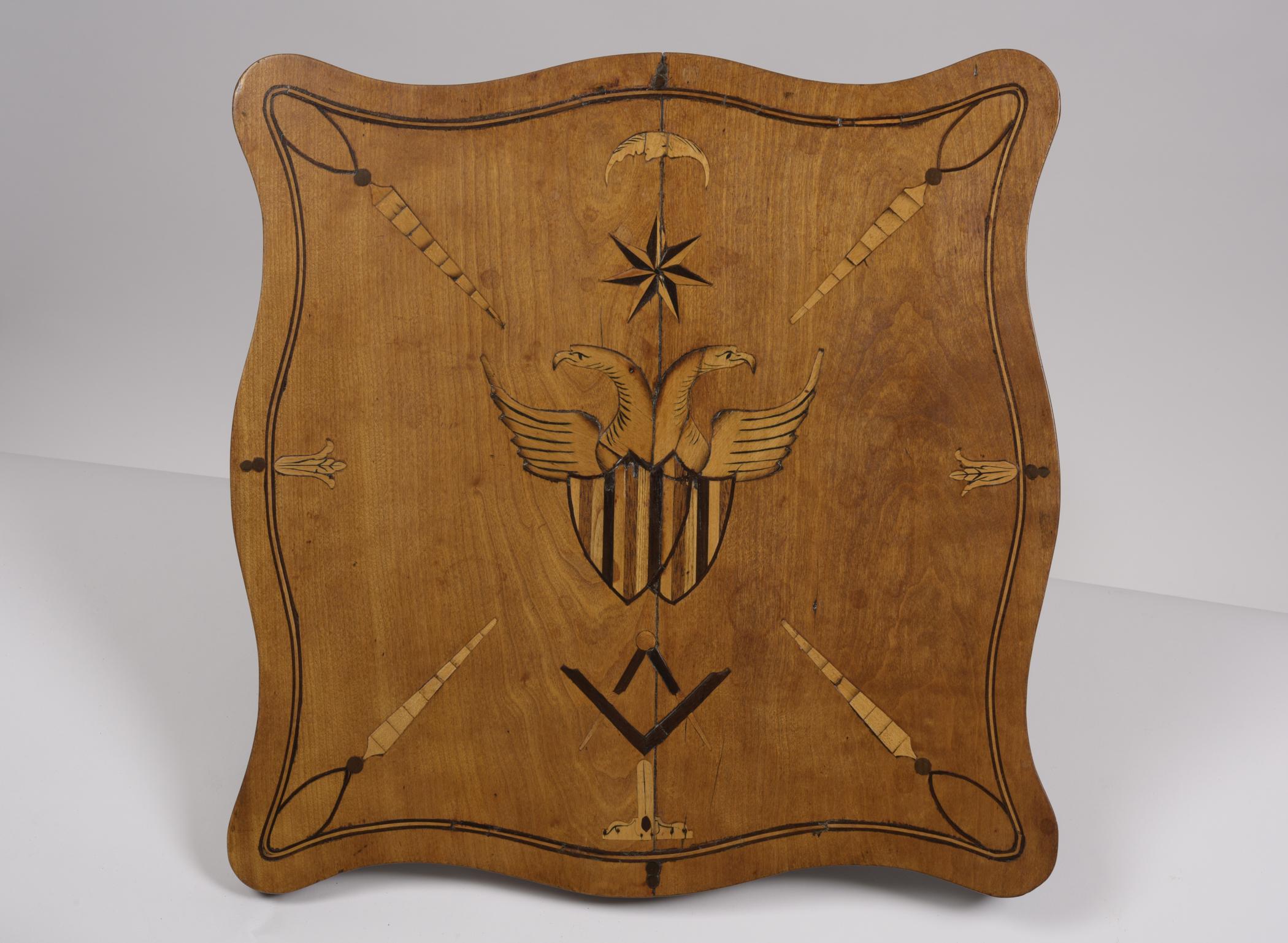 1957.1086 Candlestand, detail 1