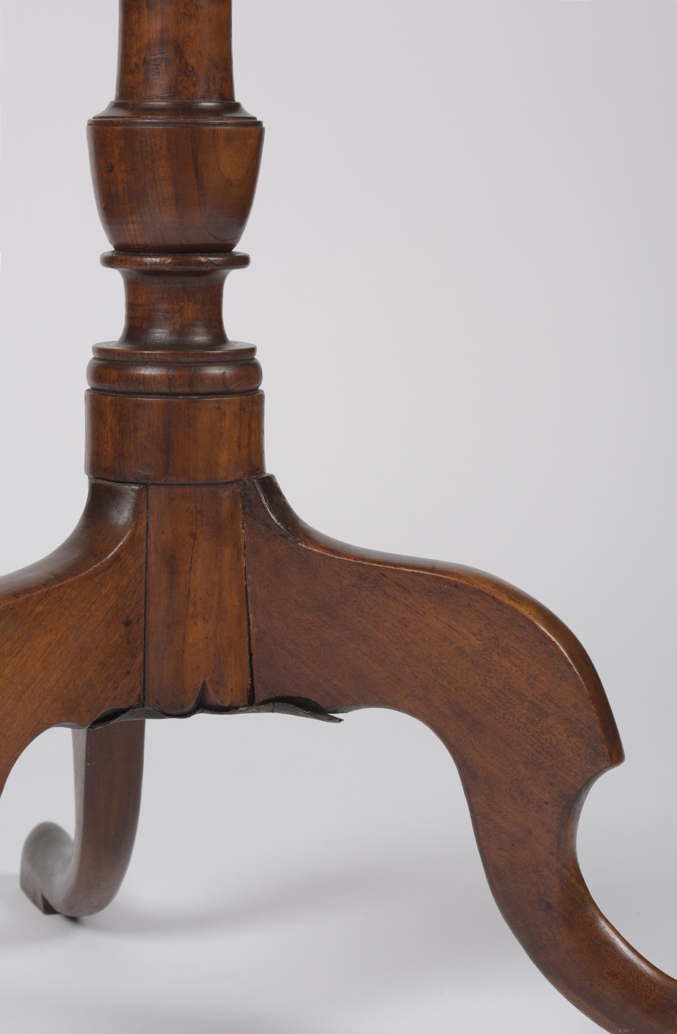 1957.1086 Candlestand, detail 2