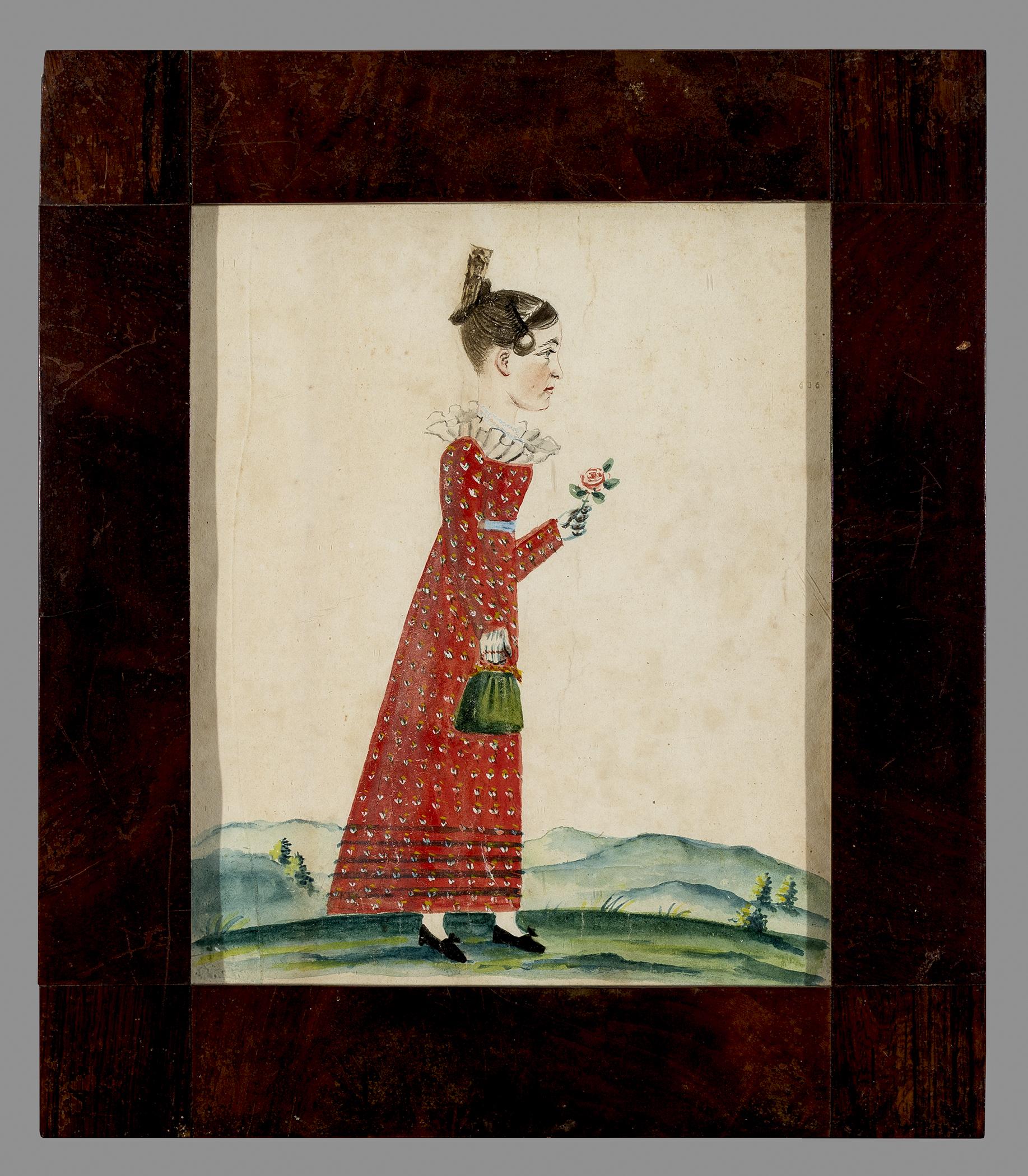 1957.1113 A Drawing, B Frame, view 1