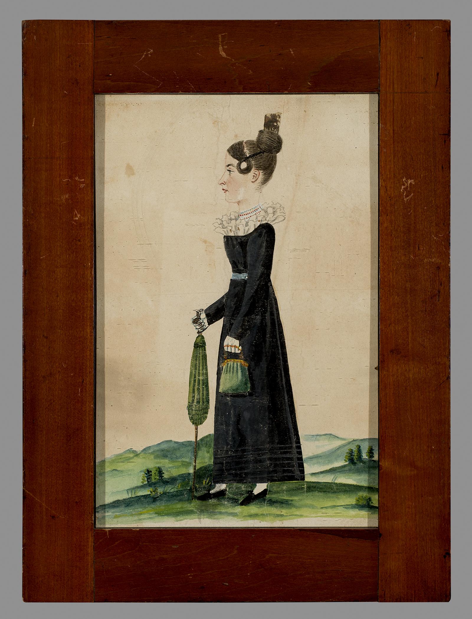 1957.1114 A Drawing, B Frame, view 1