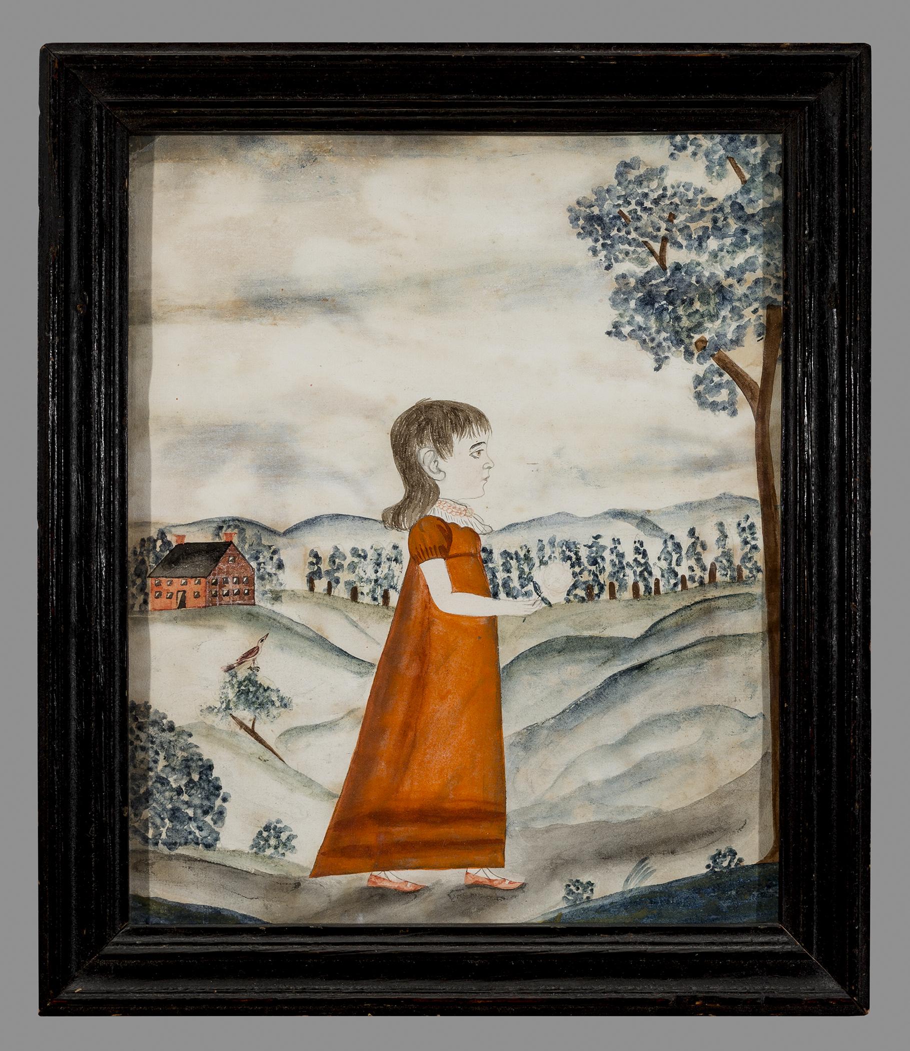 1957.1115 A Drawing. B Frame, view 1