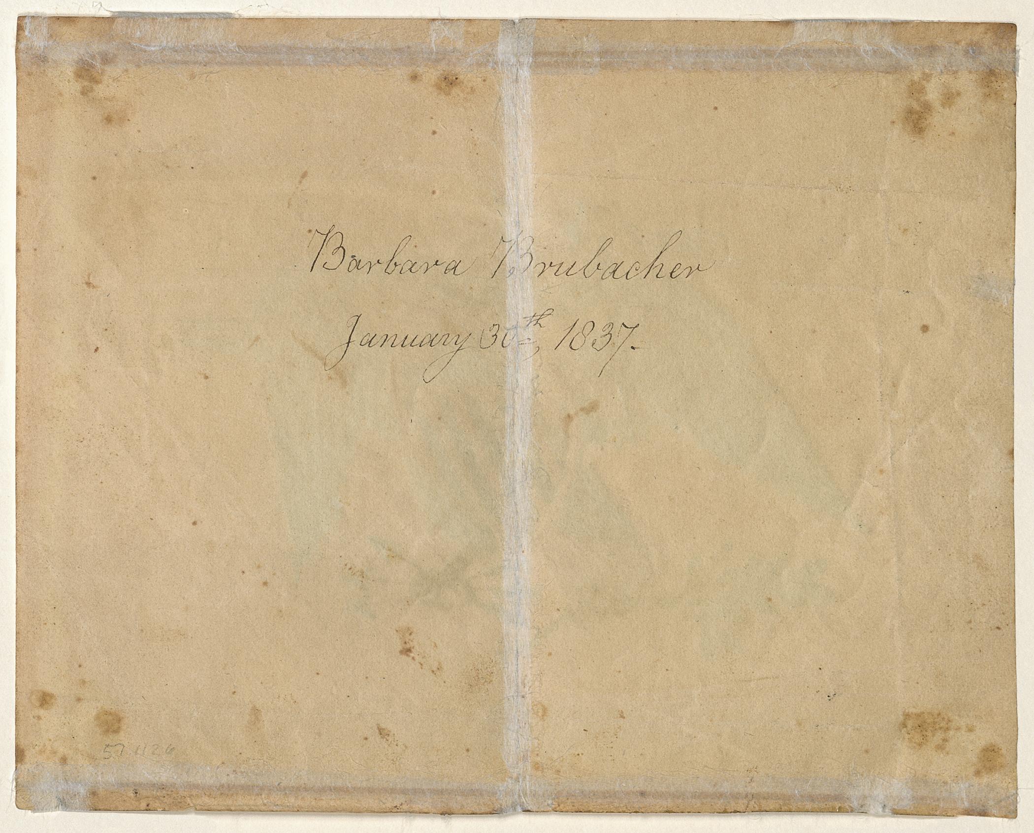 1957.1126 Drawing, view 3, reverse