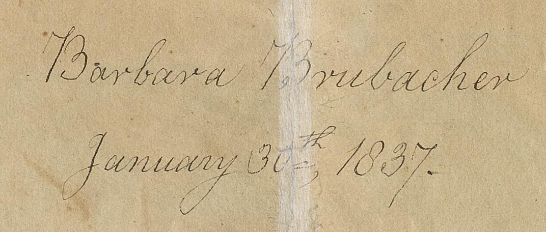 1957.1126 Drawing, view 4, reverse, detail