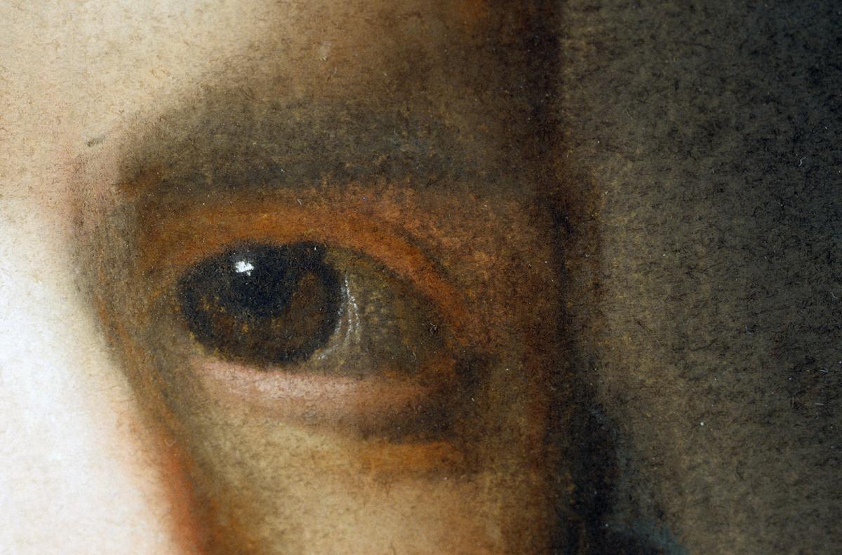 1957.1127 A Pastel, Detail 3