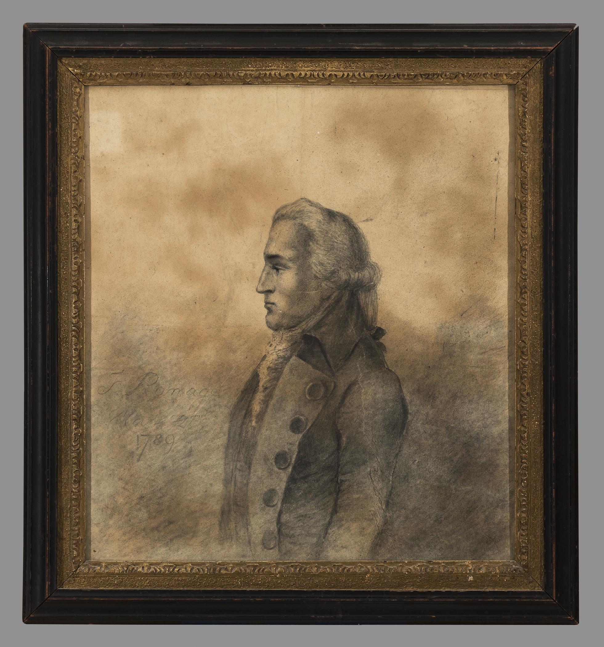 1957.1134 A Drawing, B Frame, view 1
