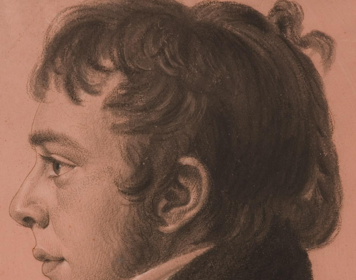 1957.1140 A Pastel, detail 1