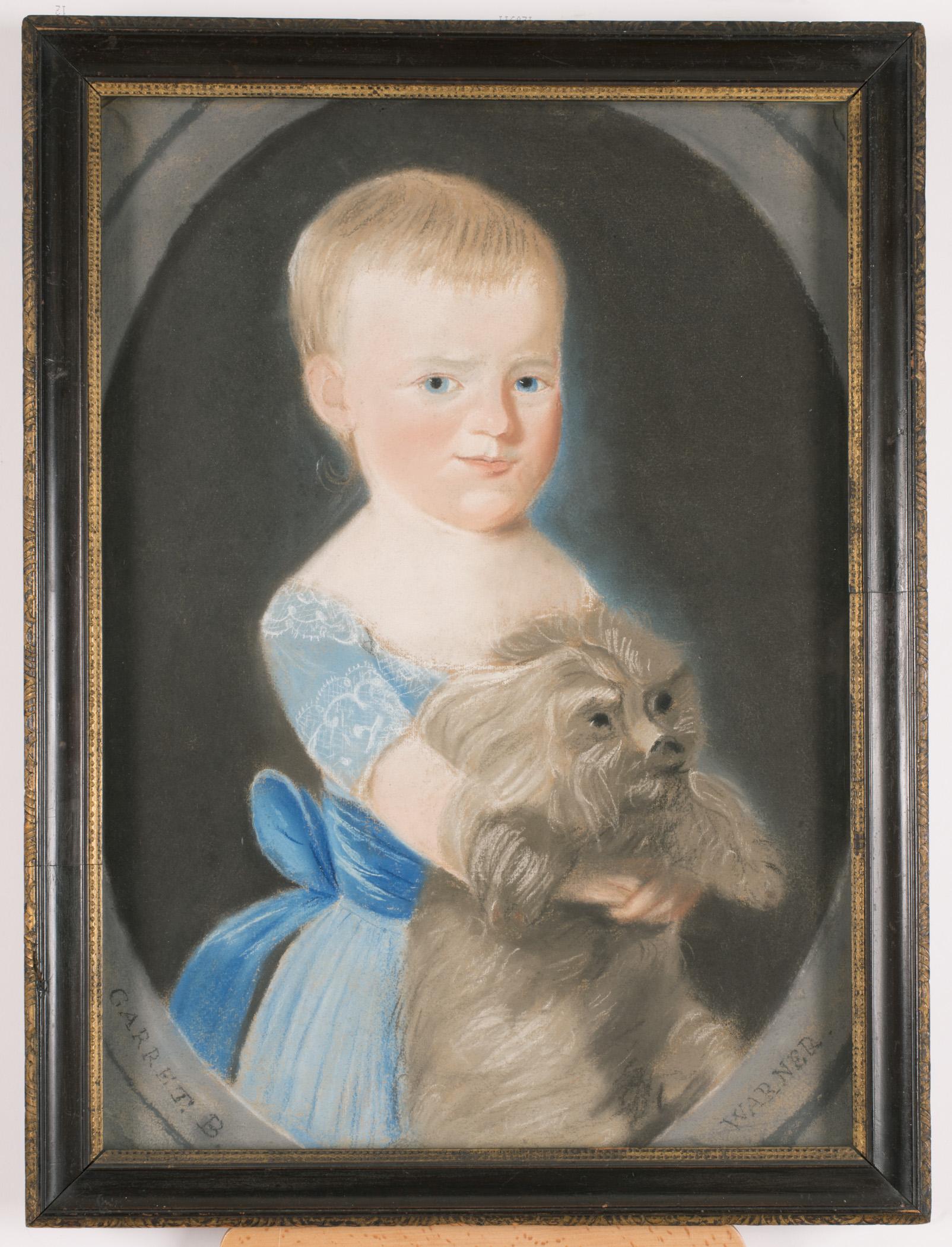 1957.1144 A Pastel, B Frame, view 1