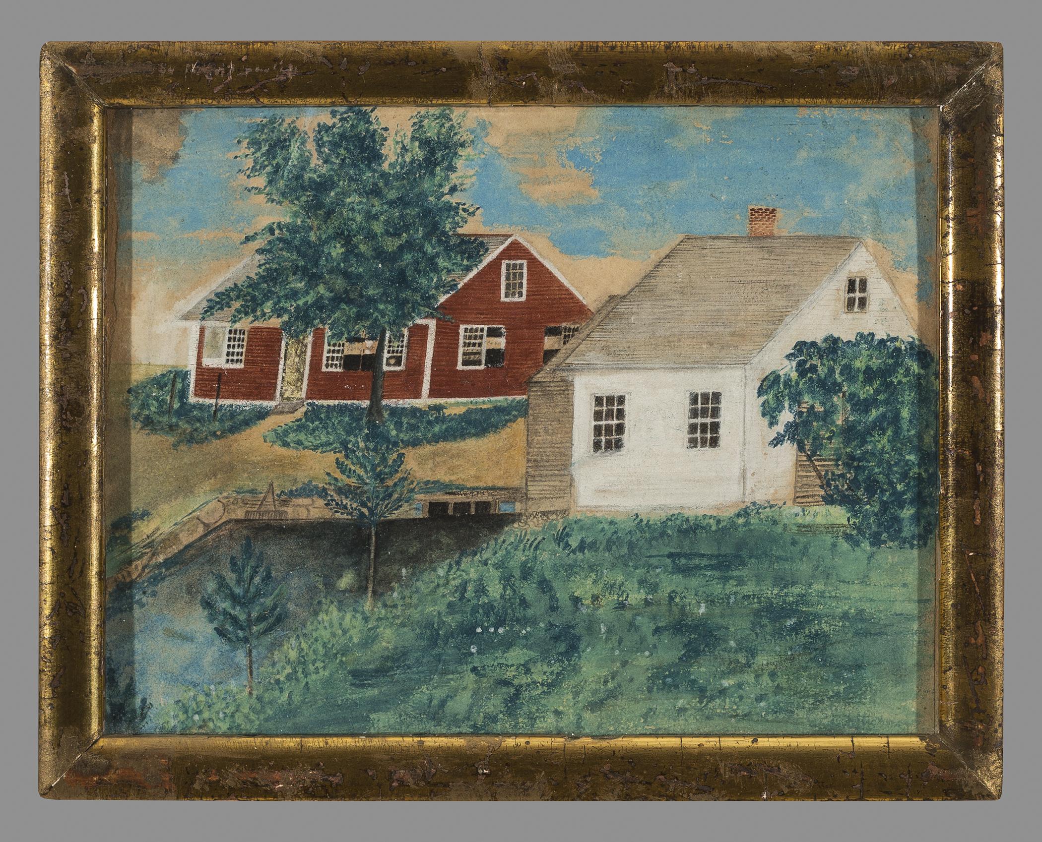 1957.1150 Drawing, 1965.1910 Frame, view 1