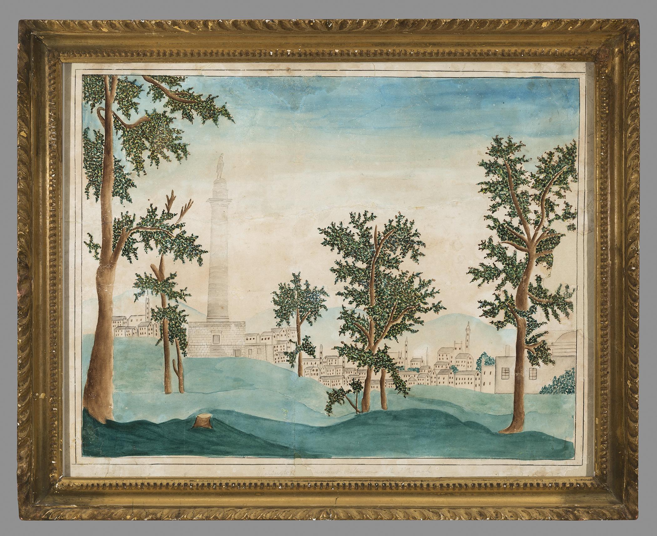 1957.1151 Drawing, 1964.2121 Frame, view 1