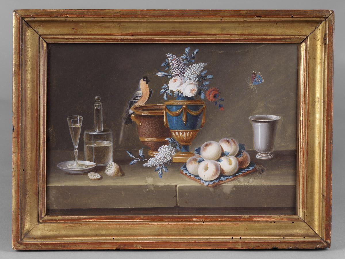 1957.1158 A, B Drawing and Frame