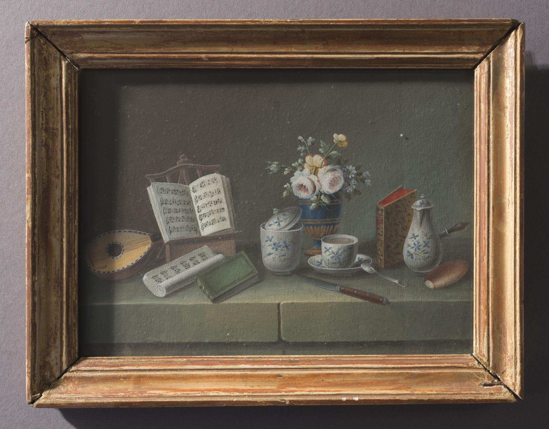 1957.1161 A Drawing, B Frame, view 2, raking light