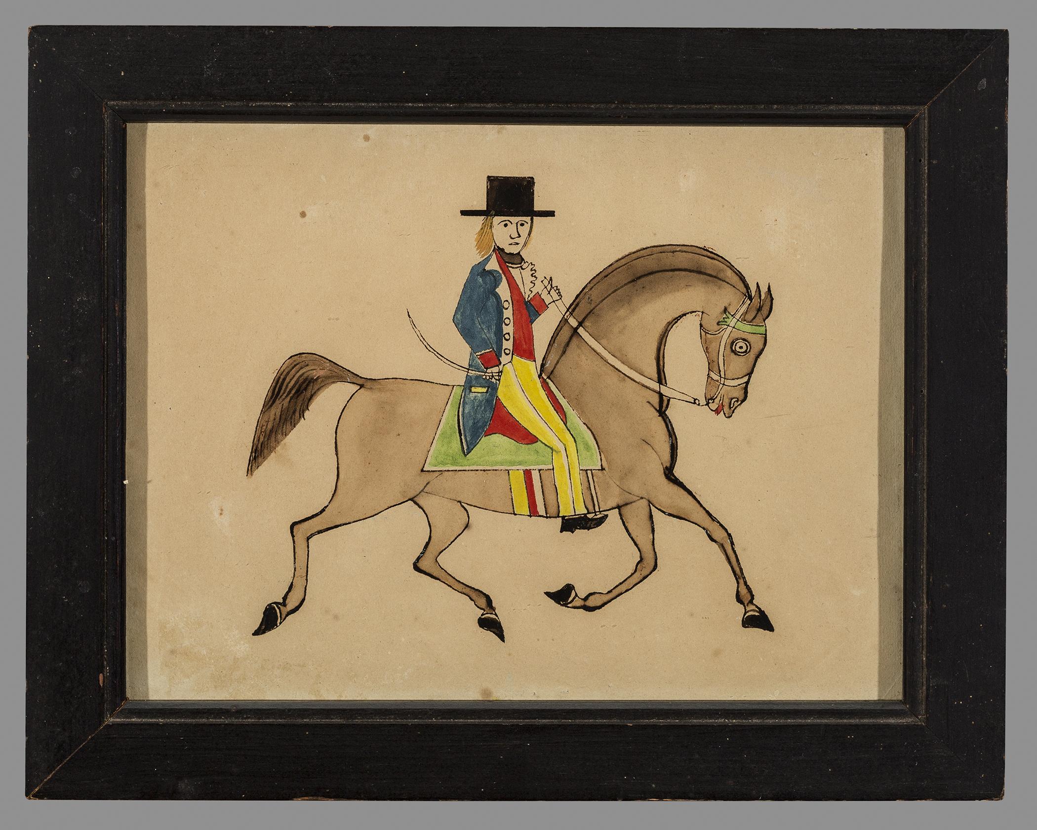1957.1166 A Fraktur, B Frame, view 1